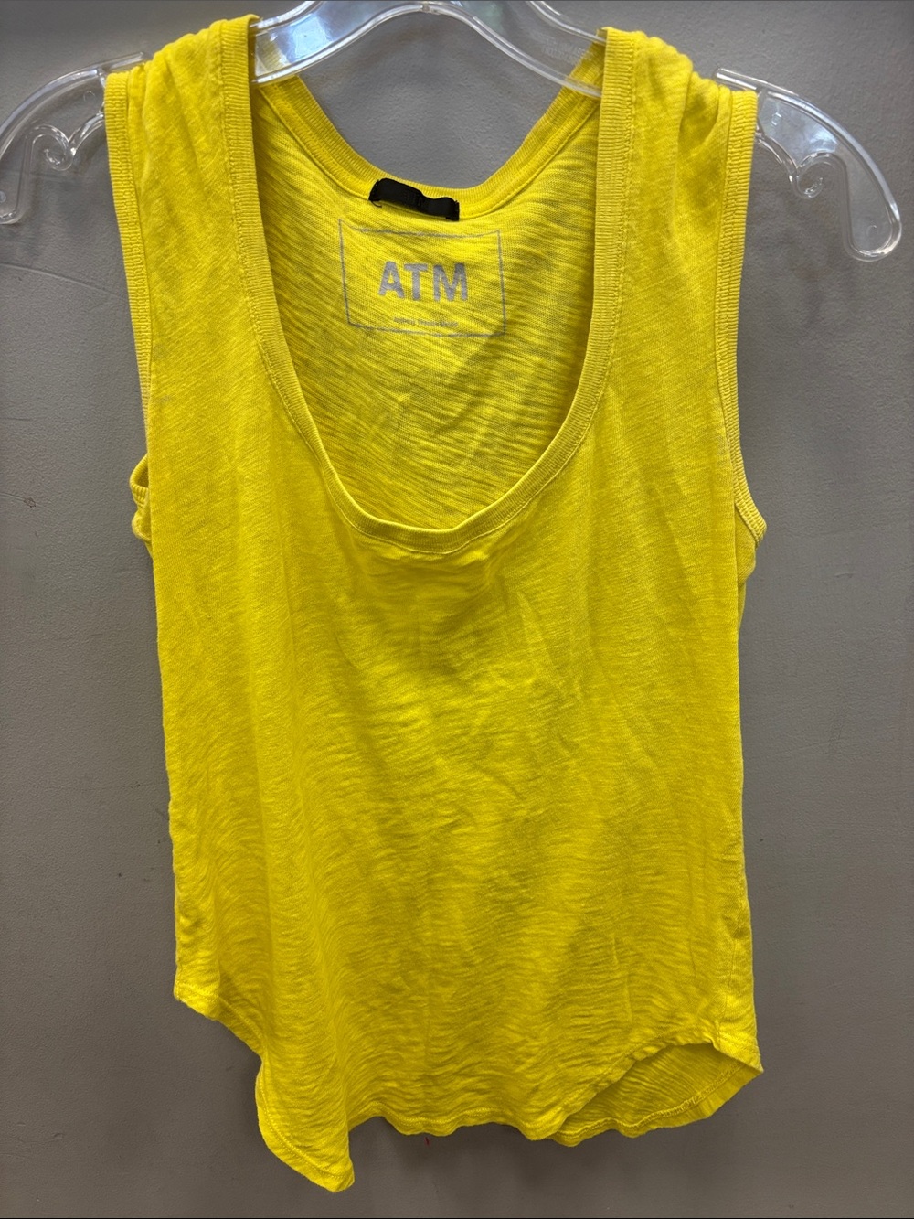 ATM Anthony Thomas Melillo yellow slub tank